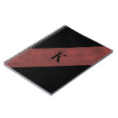 Zwart Monogram Notitieboek (Linkerzijde)