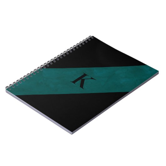 Zwart Monogram Notitieboek (Linkerzijde)