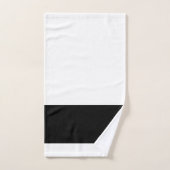 Zwart Monogram Wit Bad Handdoek (Handdoek)