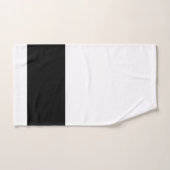 Zwart Monogram Wit Bad Handdoek (Handdoek)