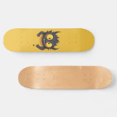 zwart monster persoonlijk skateboard (Horizontaal)