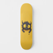 zwart monster persoonlijk skateboard (Voorkant)