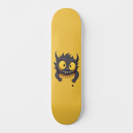 zwart monster persoonlijk skateboard