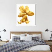 Zwart Moor Fancy Goldfish Wrapped Canvas Afdruk (Insitu (Slaapkamer))