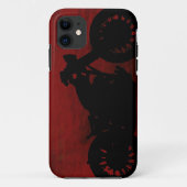 zwart motorsilhouet Case-Mate iPhone case (Achterkant)