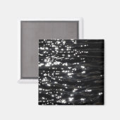 Zwart mousserend water magneet (Voorkant / Achterkant)