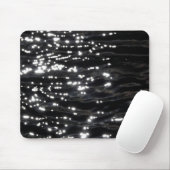 Zwart mousserend water muismat (Met muis)