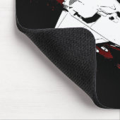 Zwart muisblok muismat (Hoek)