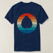 Zwart Mulberry blad T-shirt (Design voorkant)