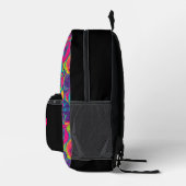 Zwart | Multicolor Chic Print Cut Sew Tas (Rechts)
