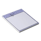 Zwart muzikaal gepersonaliseerd notitieblok (Schuin)