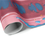 Zwart N Blauw Duits Herder Puppies N Milkshakes Cadeaupapier (Rol Hoek)