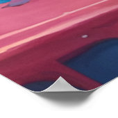 Zwart N Blauw Duits Herder Puppies N Milkshakes Poster (Hoek)