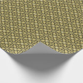 Zwart 'N' Goud Cadeaupapier (Hoek)