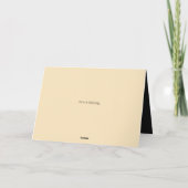 ZWART N GOUD VAKANTIE KAART (Achterkant)