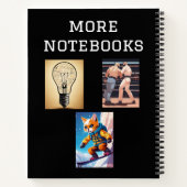 Zwart N Wit Studie SPIRAL notitieboek (Achterkant)