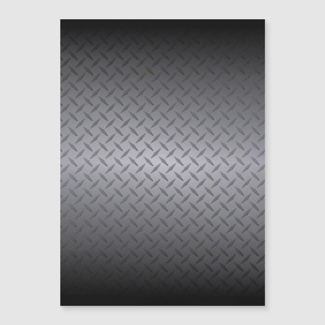 Zwart naar grijs diamantstaal uitziende kunst (Voorkant)