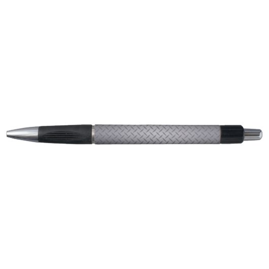 Zwart naar grijs diamantstaal uitziende kunst pen (Voorkant)