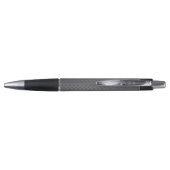 Zwart naar grijs diamantstaal uitziende kunst pen (Achterkant)