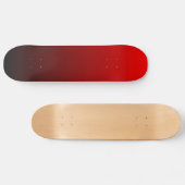 Zwart naar Rood Verlopend Skateboard (Horizontaal)