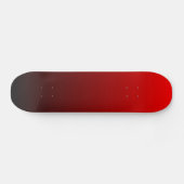 Zwart naar Rood Verlopend Skateboard (Horizontaal)