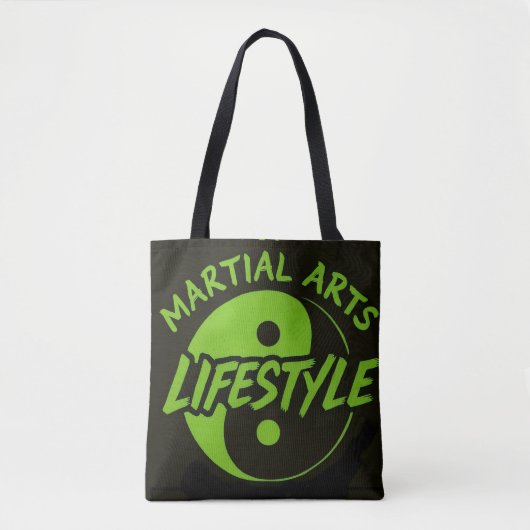 ZWART NAAR TOTE BAG (Voorkant)