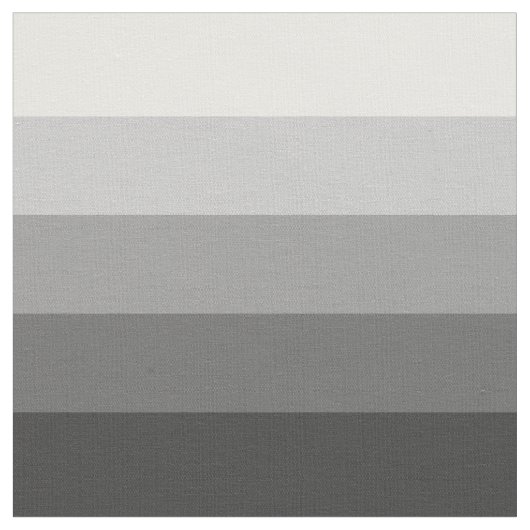 Zwart naar wit Ombre Strepen Stof (Close Up)