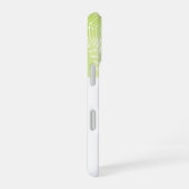 Zwart-Naped Monarch genesteld tussen de bladeren iPhone 16 Hoesje (Rechterkant)