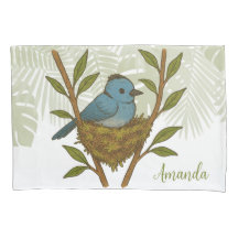 Zwart-Naped Monarch genesteld tussen de bladeren