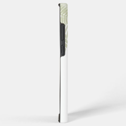 Zwart-Naped Monarch genesteld tussen de bladeren Samsung Galaxy Hoesje (Rechterkant)