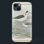 Zwart-Necked Stilts door het water Case-Mate iPhone Case<br><div class="desc">Deze eenvoudige,  maar mooie kunstfoto van twee zwarte stippen die op een bewolkte dag bij het water staan,  ziet er perfect uit op elk Zazzle-product. De neutrale kleuren zijn zeer relaxerend en zouden een grote toevoeging aan uw huis of kantoor maken.</div>