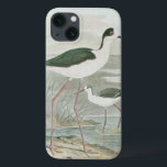 Zwart-Necked Stilts door het water Case-Mate iPhone Case<br><div class="desc">Deze eenvoudige, maar mooie kunstfoto van twee zwarte stippen die op een bewolkte dag bij het water staan, ziet er perfect uit op elk Zazzle-product. De neutrale kleuren zijn zeer relaxerend en zouden een grote toevoeging aan uw huis of kantoor maken.</div>