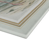 Zwart-Necked Stilts door het water Snijplank (Hoek)