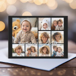 Zwart-negen fotovierkanaals collage - met script w<br><div class="desc">U kunt vierkante of selfie foto's voor dit ontwerp gebruiken. Gebruik acht vierkante foto's om een uniek en persoonlijk cadeau te creëer. Of je kunt de hipster puppy houden en een trendy keepslag maken. Als u de afbeeldingen moet aanpassen,  klik op het aanpassingshulpmiddel om veranderingen aan te brengen.</div>