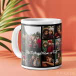 Zwart-negen fotovierkanaals collage - met script w grote koffiekop<br><div class="desc">U kunt vierkante of selfie foto's voor dit ontwerp gebruiken. Gebruik acht vierkante foto's om een uniek en persoonlijk cadeau te creëer. Of je kunt de hipster puppy houden en een trendy keepslag maken. Als u de afbeeldingen moet aanpassen,  klik op het aanpassingshulpmiddel om veranderingen aan te brengen.</div>