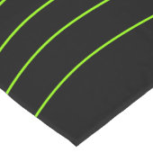 Zwart neongroen spinweb Halloween patroon Korte Tafelloper (Hoek)