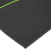 Zwart neongroen spinweb Halloween patroon Tafelkleed (Gekanteld)