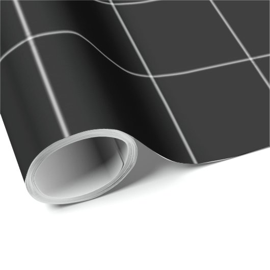 Zwart net cadeaupapier (Rol Hoek)