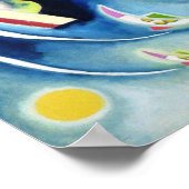 Zwart net poster (Hoek)