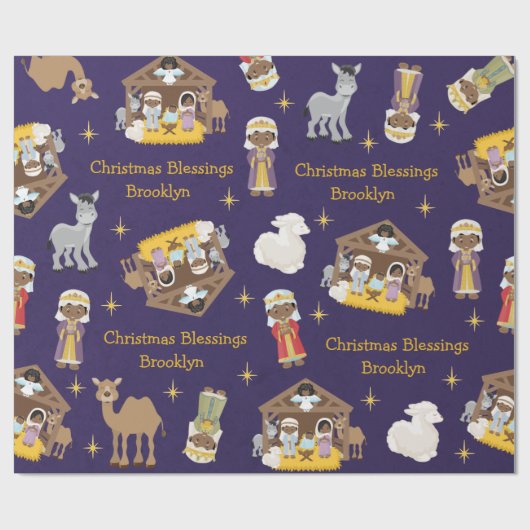 Zwart niviteitsverlooppapier cadeaupapier (Vlak)