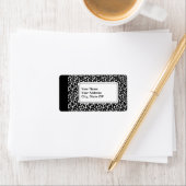 Zwart Notitieboek Etiket (Insitu)