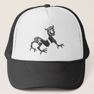 Zwart Novgorod Dragon-chroom Trucker Pet
