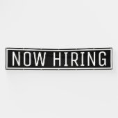 Zwart nu-kabelbanner spandoek (Horizontaal)