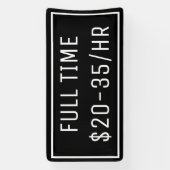 Zwart Nu Verhuur teken Banner (Verticaal)