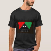 Zwart oeronomisch T-shirt (Voorkant)