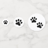 Zwart of aangepast kleurenafdrukken confetti (Voorkanten)