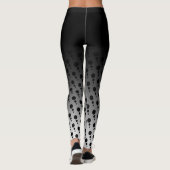Zwart ombre/zwart/wit - Tribundel Leggings (Achterkant)