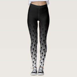 Zwart ombre/zwart/wit - Tribundel Leggings