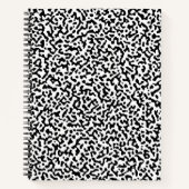 Zwart omgekeerd compositie boek patroon (Voorkant)