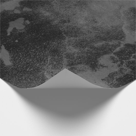 Zwart omslagpapier met een getextureerde fluwelen  cadeaupapier (Hoek)